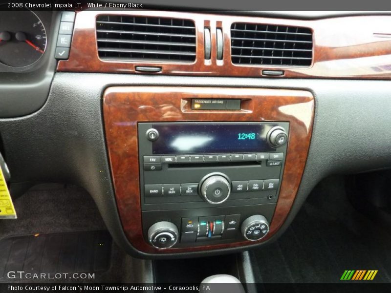 White / Ebony Black 2008 Chevrolet Impala LT