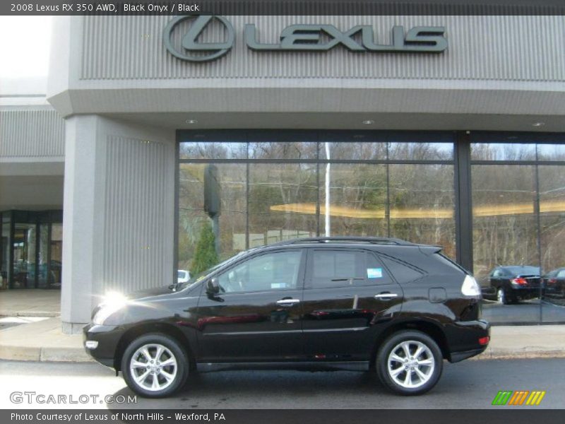 Black Onyx / Black 2008 Lexus RX 350 AWD