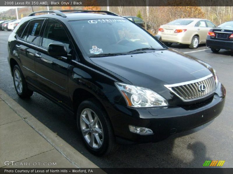 Black Onyx / Black 2008 Lexus RX 350 AWD