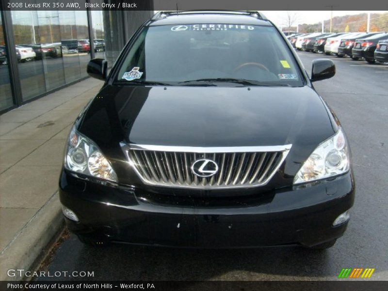 Black Onyx / Black 2008 Lexus RX 350 AWD