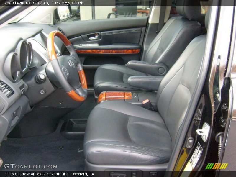 Black Onyx / Black 2008 Lexus RX 350 AWD