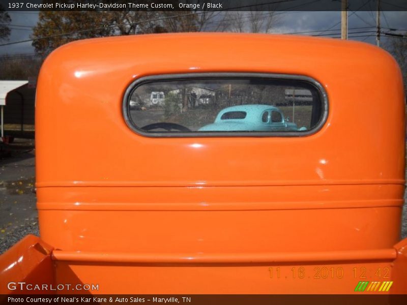 Orange / Black 1937 Chevrolet Pickup Harley-Davidson Theme Custom