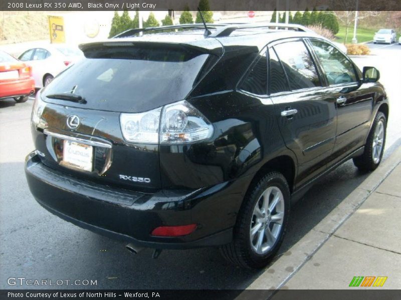 Black Onyx / Light Gray 2008 Lexus RX 350 AWD