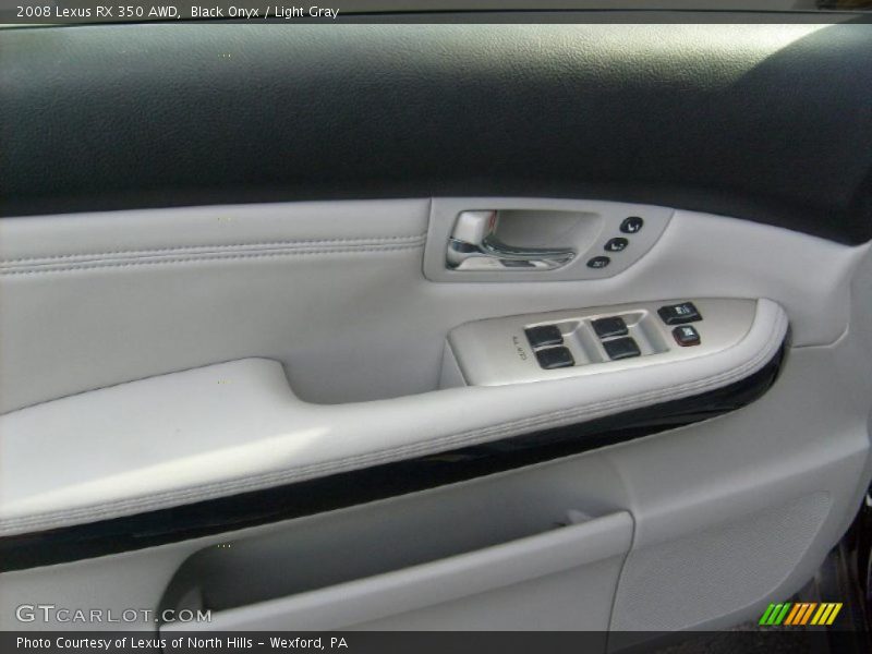 Black Onyx / Light Gray 2008 Lexus RX 350 AWD