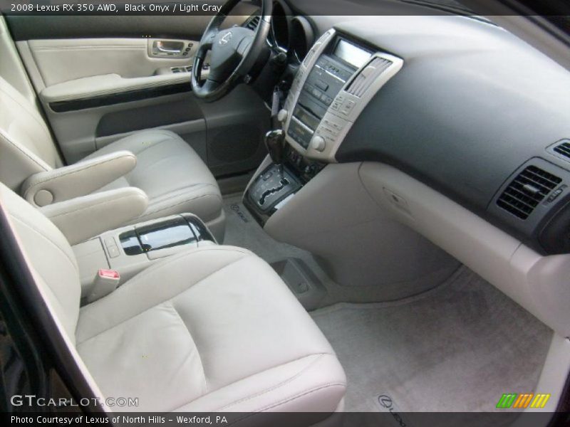 Black Onyx / Light Gray 2008 Lexus RX 350 AWD