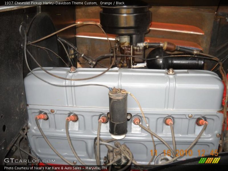  1937 Pickup Harley-Davidson Theme Custom Engine - 216 cid OHV 12-Valve Inline 6 Cylinder