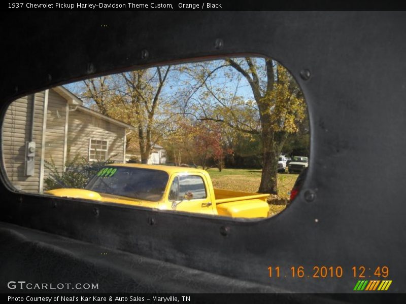 Orange / Black 1937 Chevrolet Pickup Harley-Davidson Theme Custom