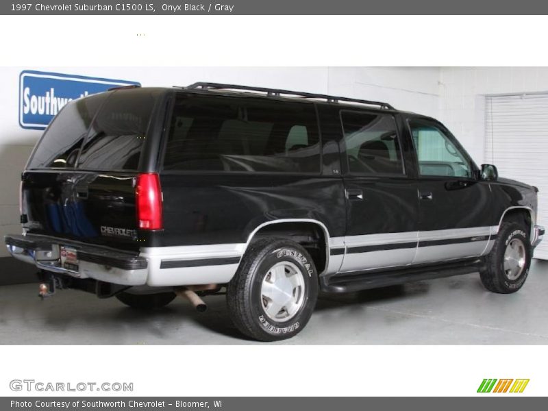 Onyx Black / Gray 1997 Chevrolet Suburban C1500 LS