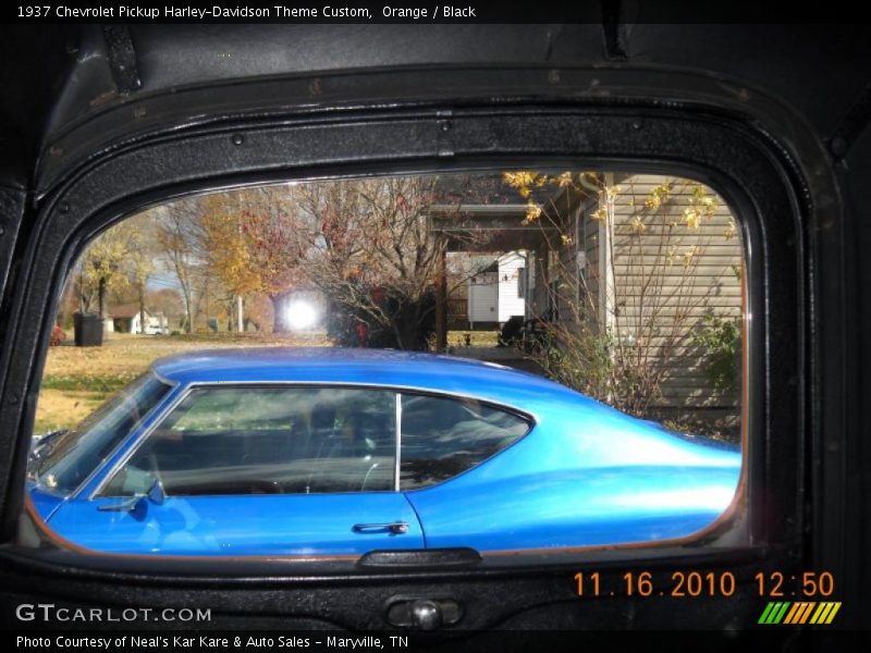 Orange / Black 1937 Chevrolet Pickup Harley-Davidson Theme Custom