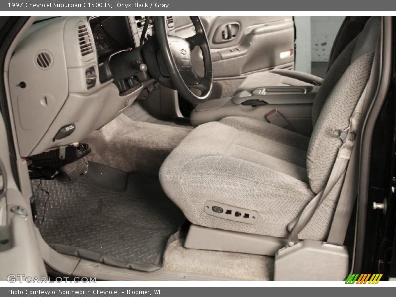 Onyx Black / Gray 1997 Chevrolet Suburban C1500 LS