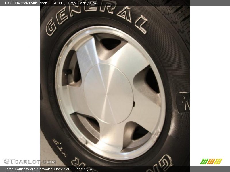 Onyx Black / Gray 1997 Chevrolet Suburban C1500 LS