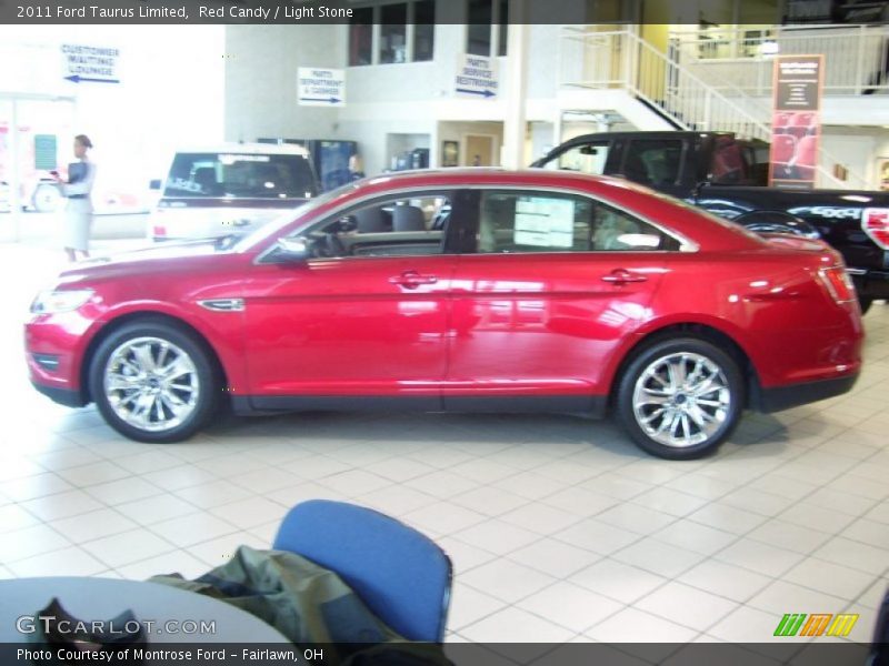 Red Candy / Light Stone 2011 Ford Taurus Limited