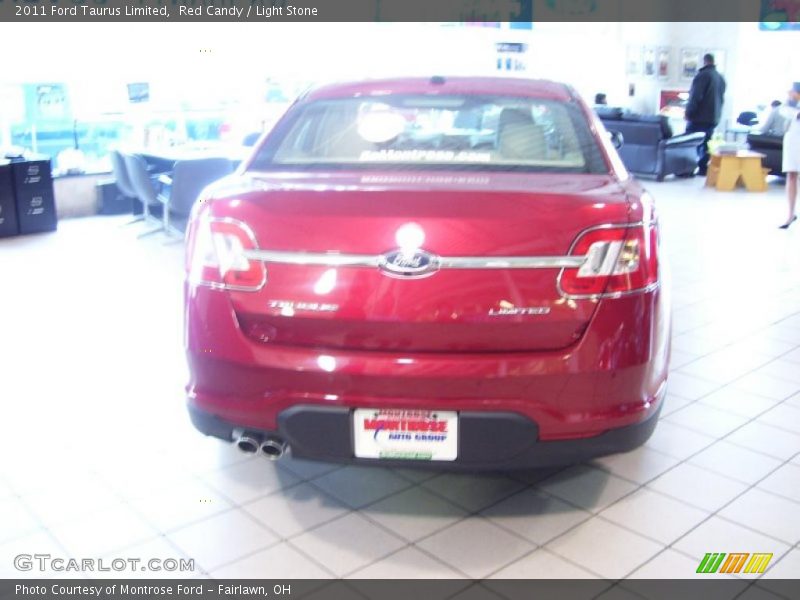 Red Candy / Light Stone 2011 Ford Taurus Limited