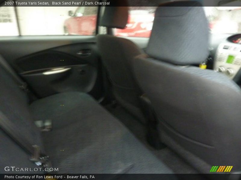 Black Sand Pearl / Dark Charcoal 2007 Toyota Yaris Sedan