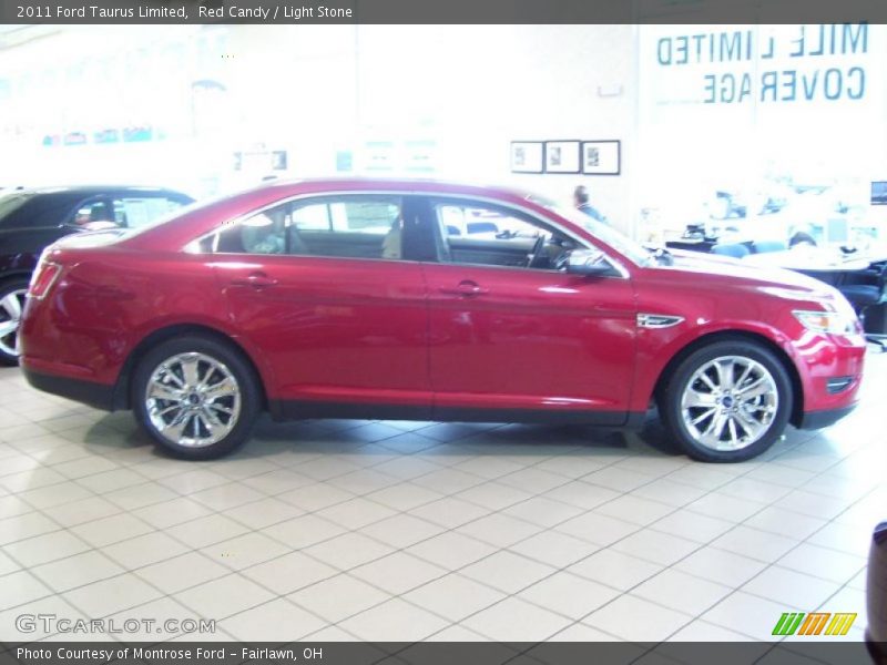 Red Candy / Light Stone 2011 Ford Taurus Limited