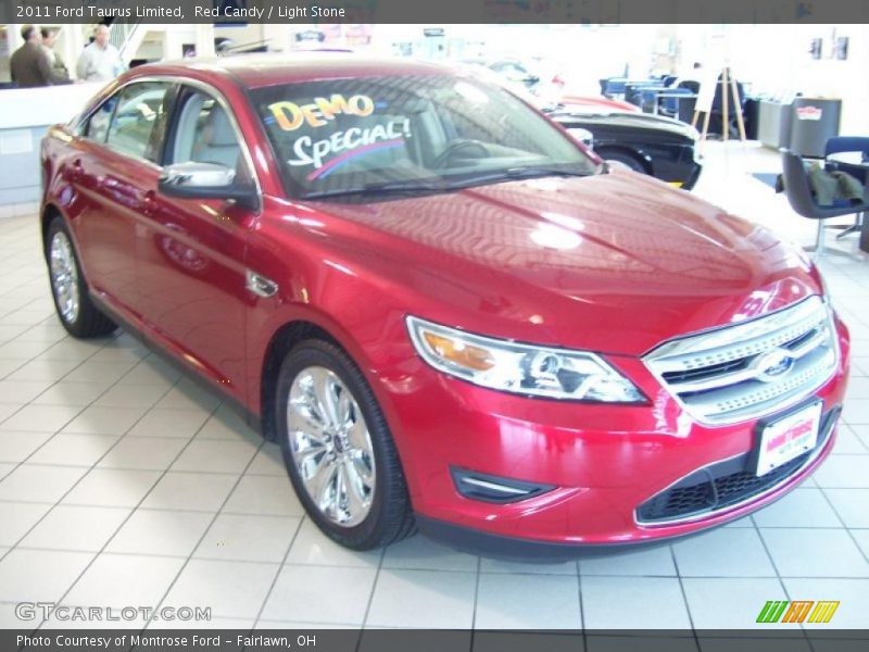 Red Candy / Light Stone 2011 Ford Taurus Limited