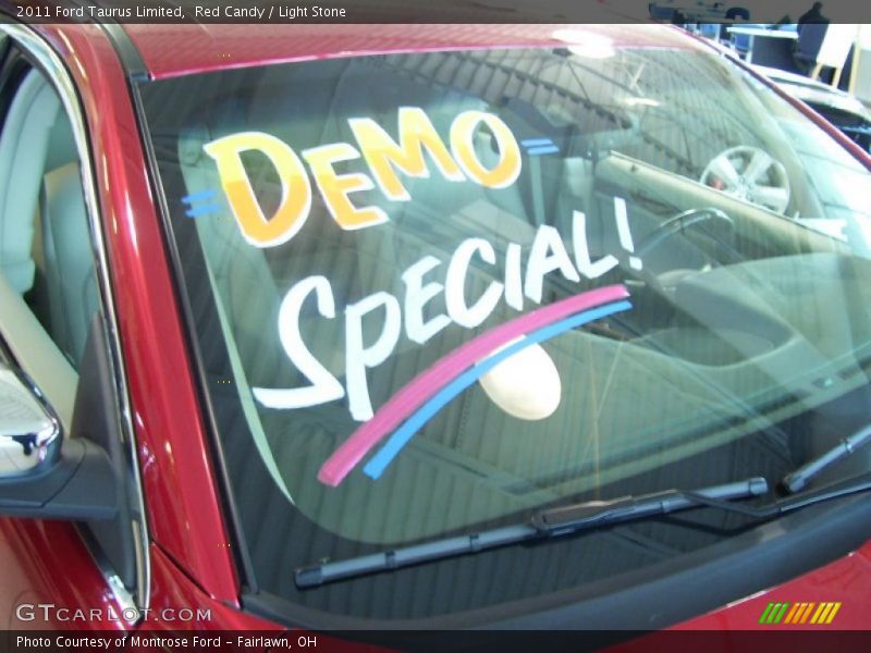Red Candy / Light Stone 2011 Ford Taurus Limited