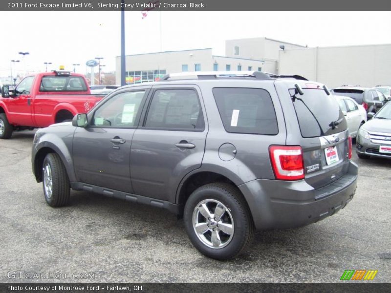 Sterling Grey Metallic / Charcoal Black 2011 Ford Escape Limited V6