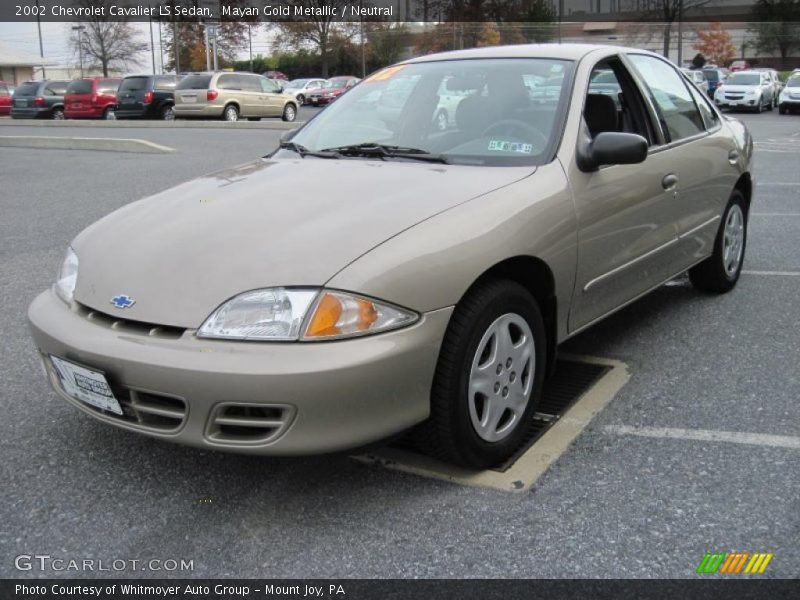 Front 3/4 View of 2002 Cavalier LS Sedan