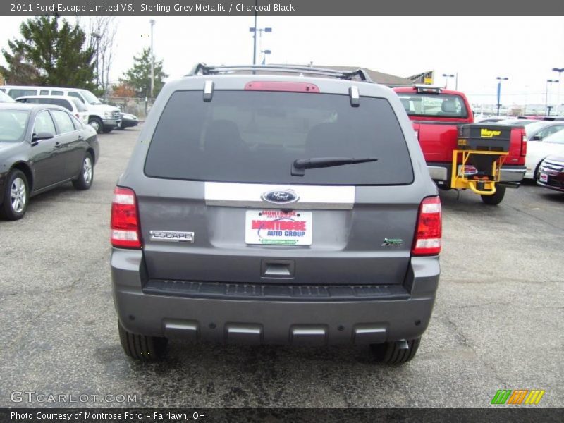 Sterling Grey Metallic / Charcoal Black 2011 Ford Escape Limited V6