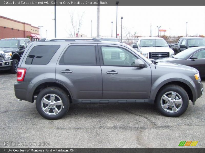 Sterling Grey Metallic / Charcoal Black 2011 Ford Escape Limited V6