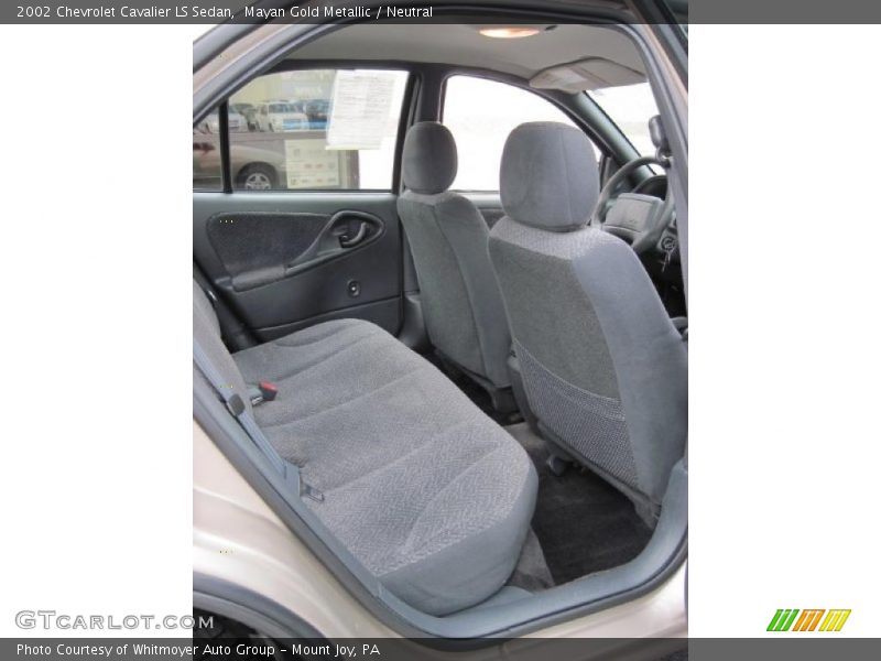 Mayan Gold Metallic / Neutral 2002 Chevrolet Cavalier LS Sedan
