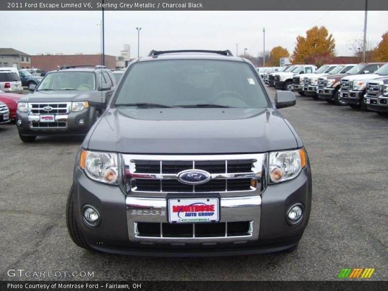 Sterling Grey Metallic / Charcoal Black 2011 Ford Escape Limited V6