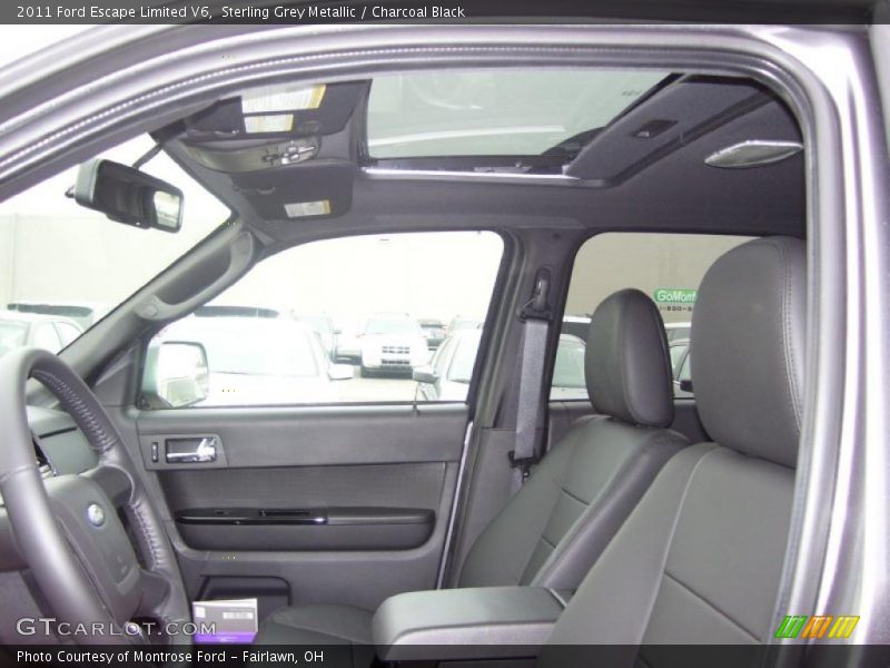 Sterling Grey Metallic / Charcoal Black 2011 Ford Escape Limited V6