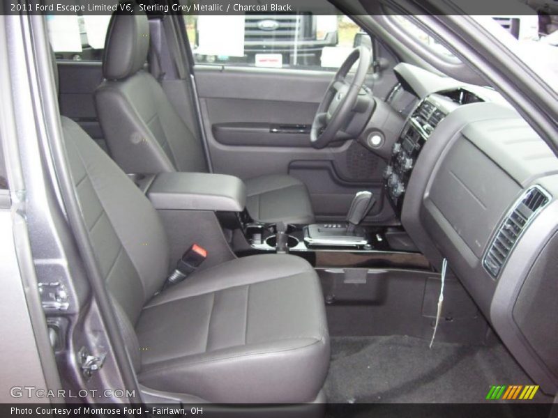  2011 Escape Limited V6 Charcoal Black Interior