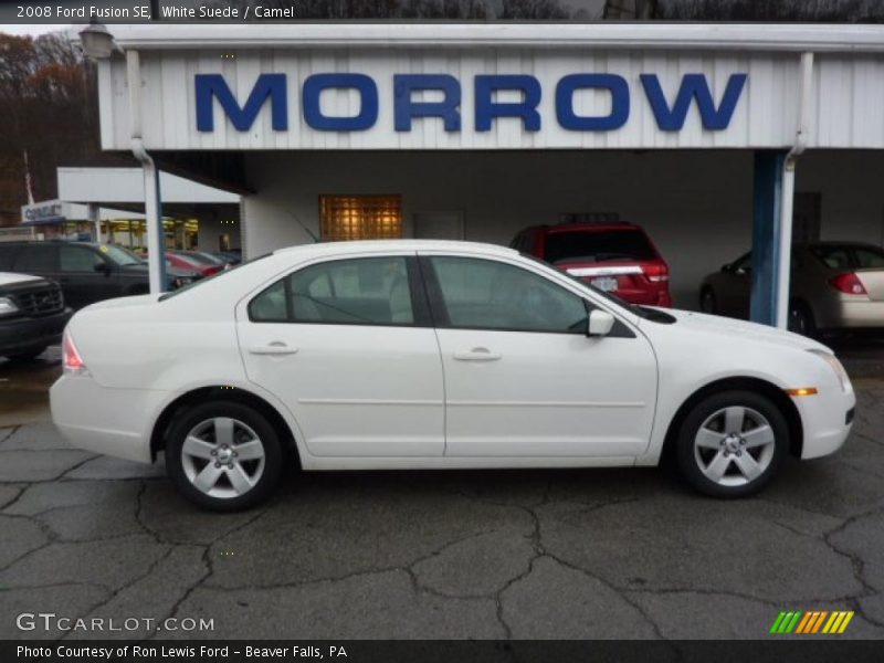 White Suede / Camel 2008 Ford Fusion SE