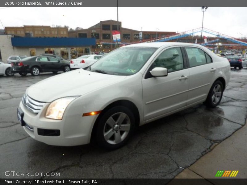 White Suede / Camel 2008 Ford Fusion SE