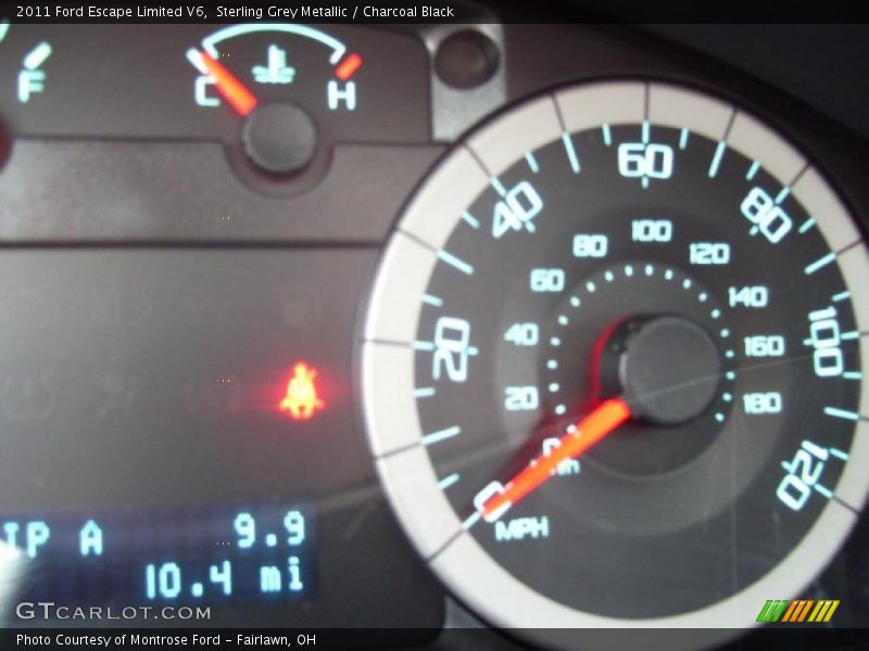 Sterling Grey Metallic / Charcoal Black 2011 Ford Escape Limited V6