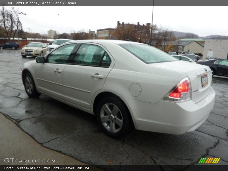White Suede / Camel 2008 Ford Fusion SE