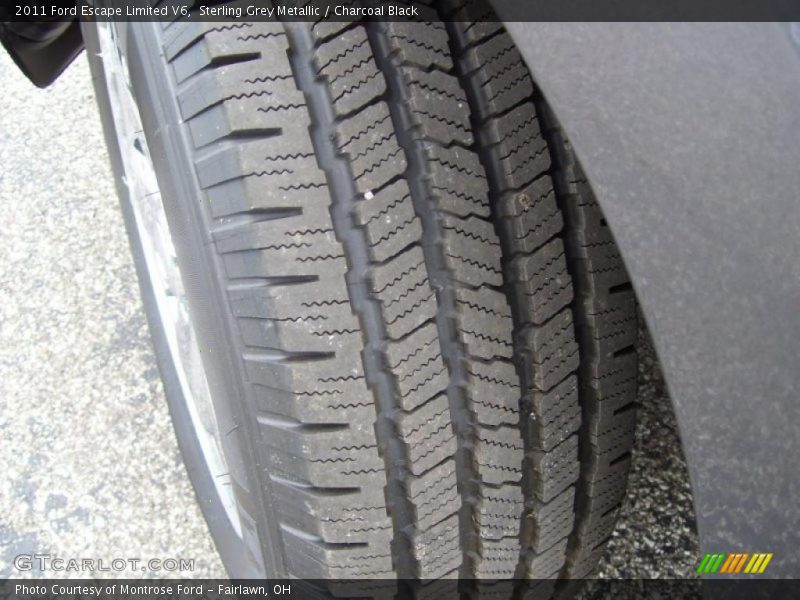 Sterling Grey Metallic / Charcoal Black 2011 Ford Escape Limited V6