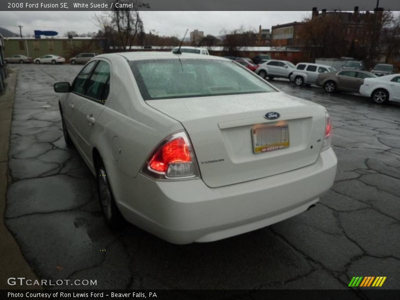 White Suede / Camel 2008 Ford Fusion SE
