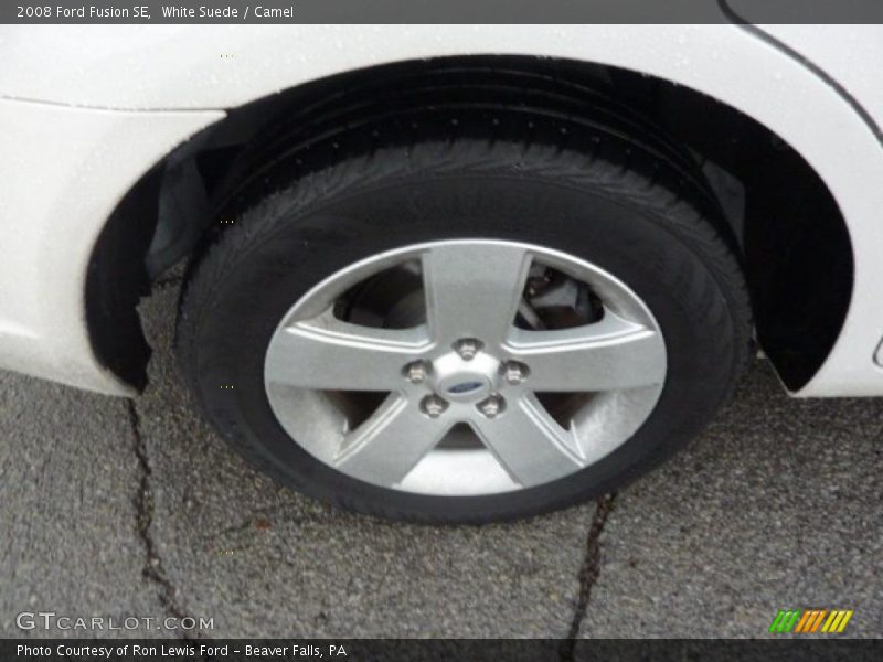 White Suede / Camel 2008 Ford Fusion SE