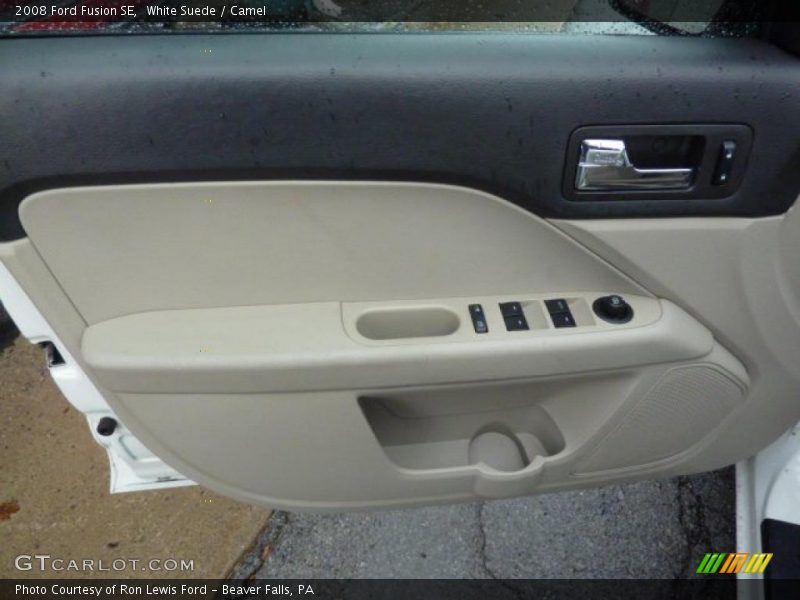 White Suede / Camel 2008 Ford Fusion SE