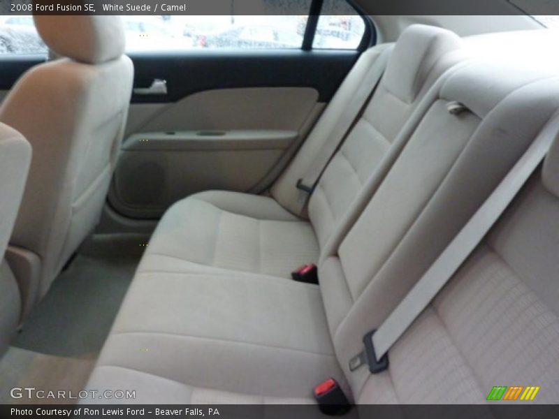 White Suede / Camel 2008 Ford Fusion SE