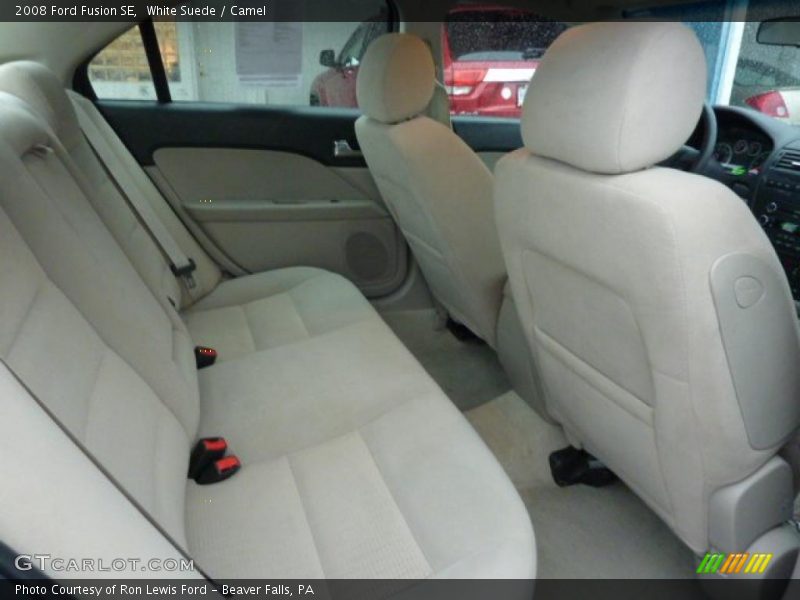 White Suede / Camel 2008 Ford Fusion SE