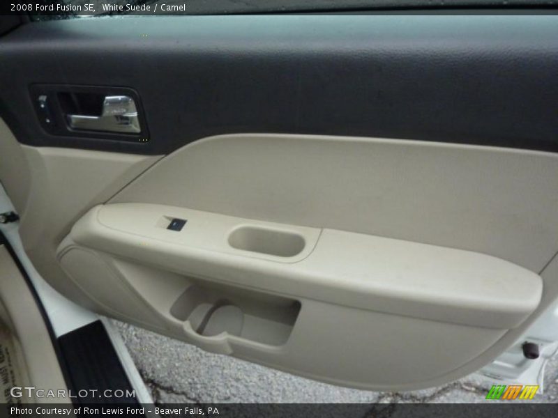 White Suede / Camel 2008 Ford Fusion SE
