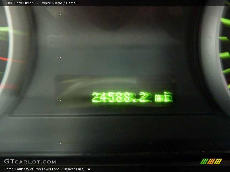 White Suede / Camel 2008 Ford Fusion SE