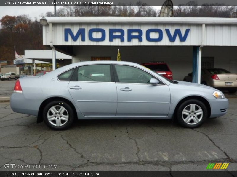 Glacier Blue Metallic / Neutral Beige 2006 Chevrolet Impala LS