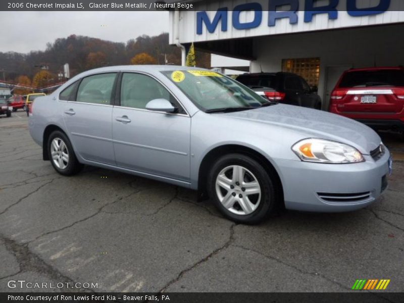 Glacier Blue Metallic / Neutral Beige 2006 Chevrolet Impala LS