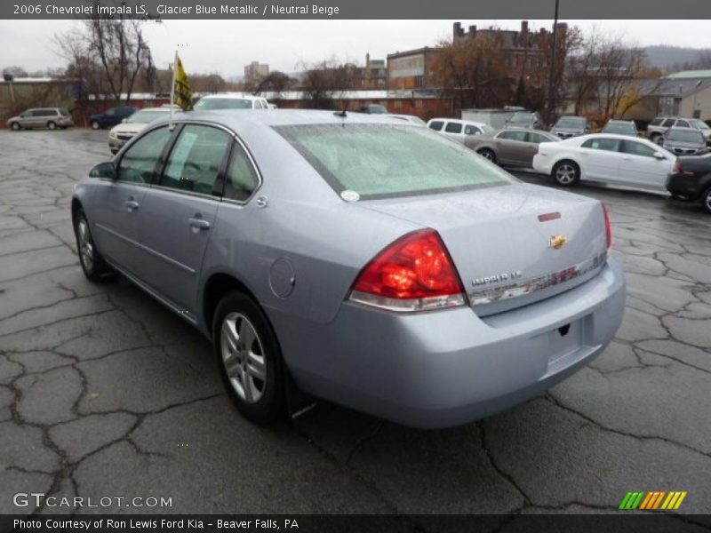 Glacier Blue Metallic / Neutral Beige 2006 Chevrolet Impala LS