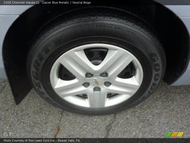 Glacier Blue Metallic / Neutral Beige 2006 Chevrolet Impala LS