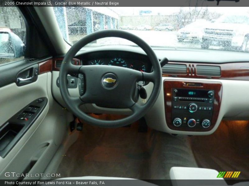 Glacier Blue Metallic / Neutral Beige 2006 Chevrolet Impala LS