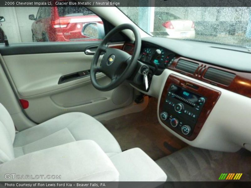 Glacier Blue Metallic / Neutral Beige 2006 Chevrolet Impala LS