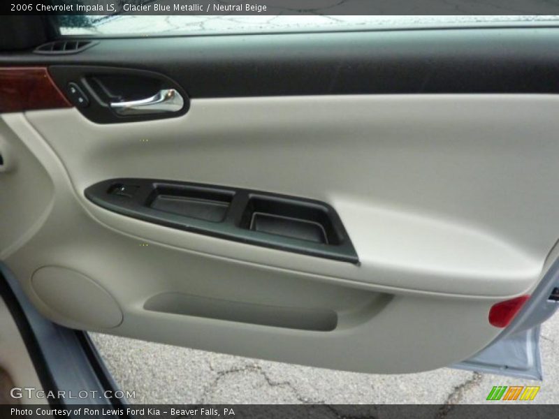Glacier Blue Metallic / Neutral Beige 2006 Chevrolet Impala LS