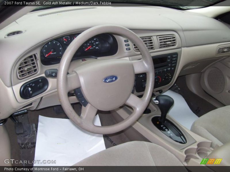 Gold Ash Metallic / Medium/Dark Pebble 2007 Ford Taurus SE