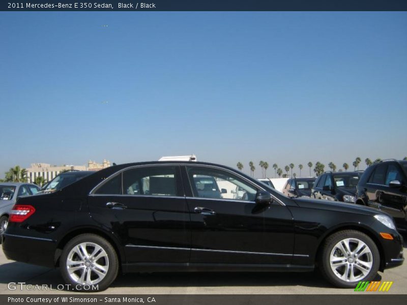 Black / Black 2011 Mercedes-Benz E 350 Sedan